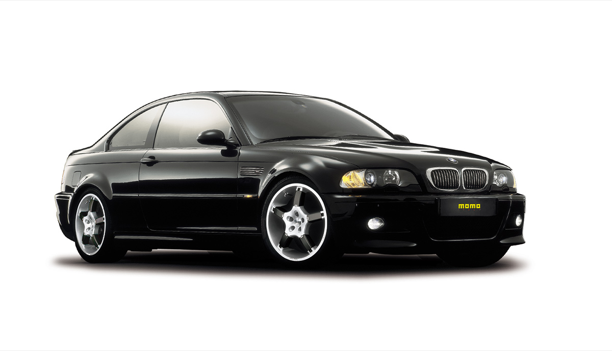 BMW M3 fitted with MOMO Tuner light alloy wheels